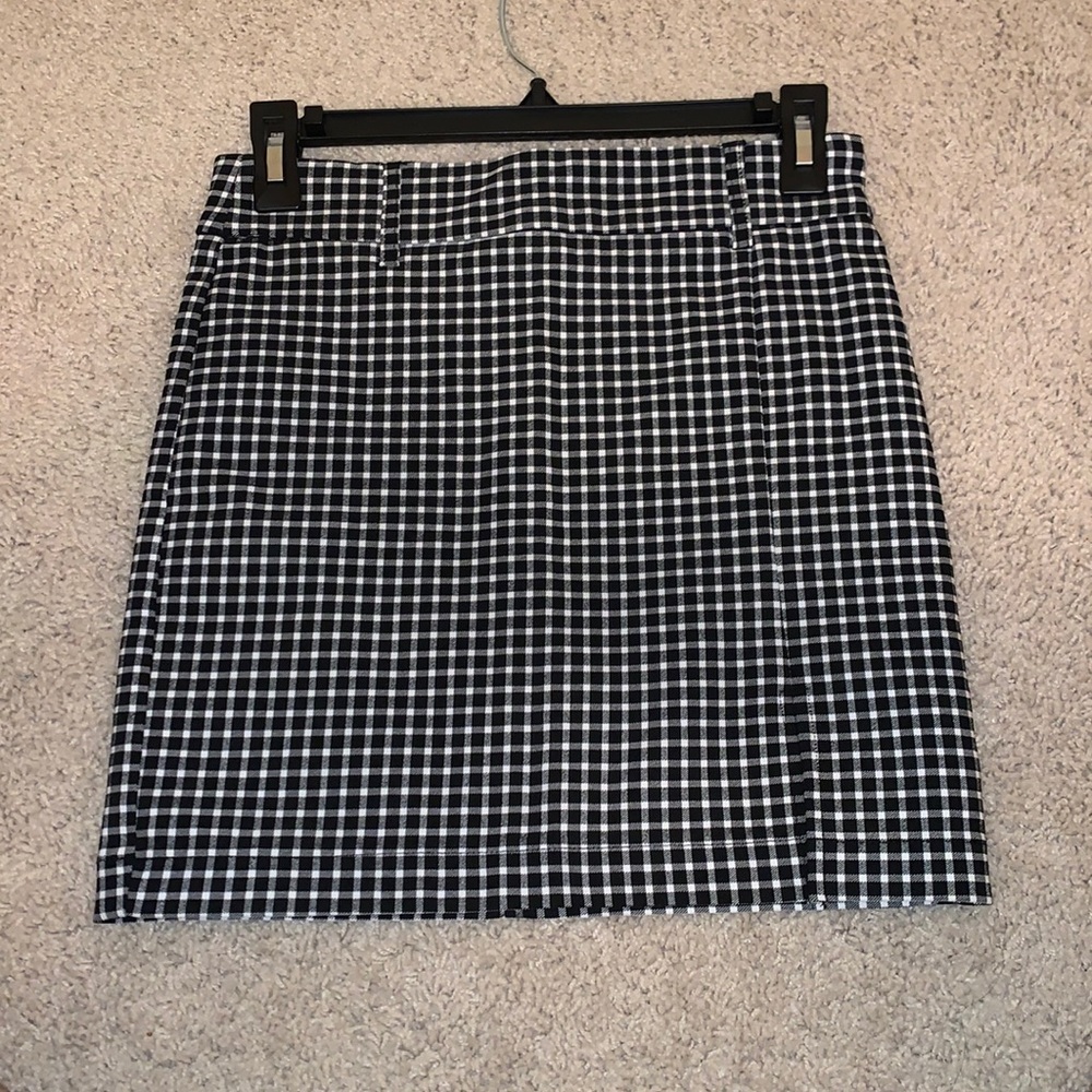 Checkered skirt